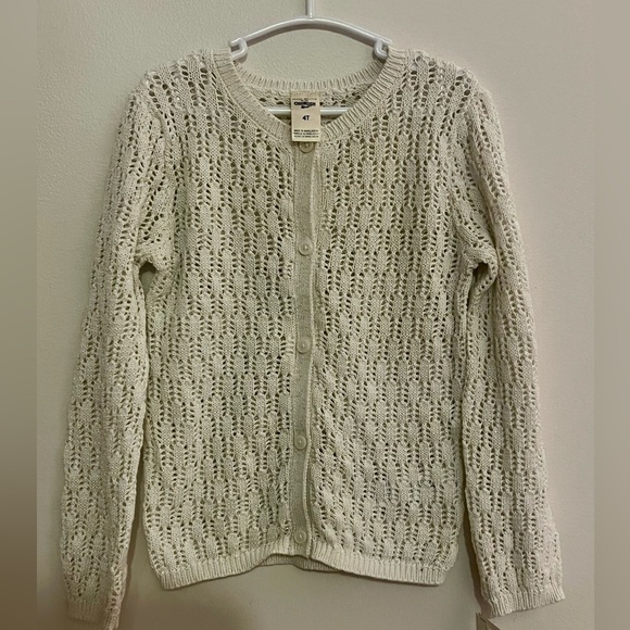 OshKosh B'gosh Other - Osh Kosh B’Gosh Toddler Girls 4T Gold Thread Cardigan Sweater NWT